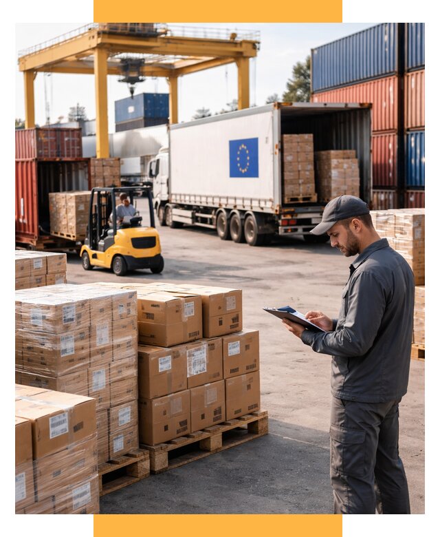 Доставка грузов из Европы от 12395 р., логистика СетСервис-Крб