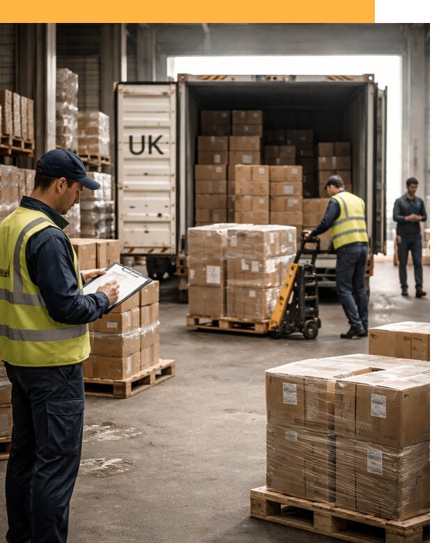 Доставка грузов из Великобритании с таможенным оформлением от 12911