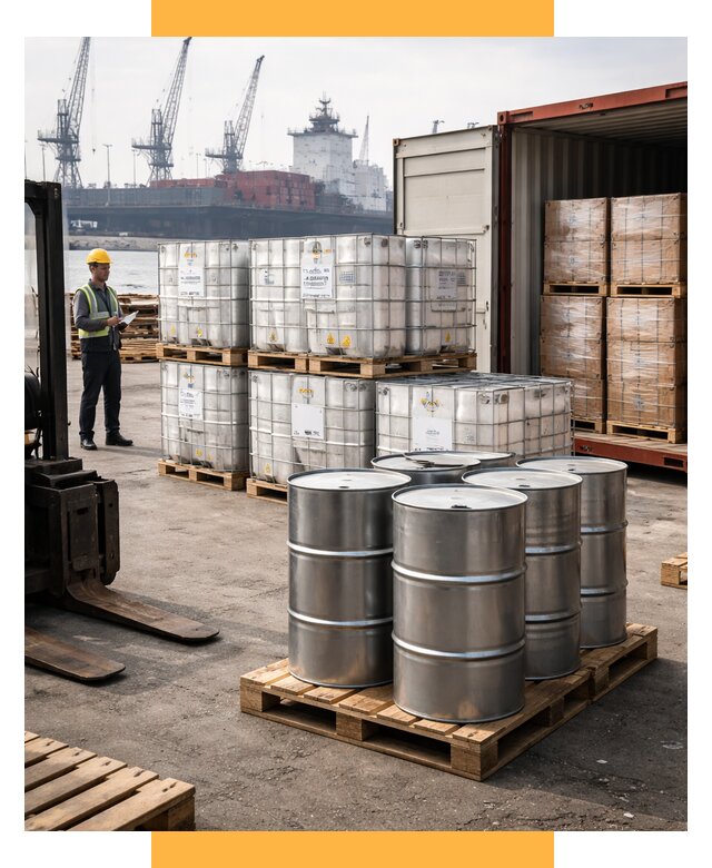 Доставка химического сырья из Индии от 258225 р. | СетСервис-Крб