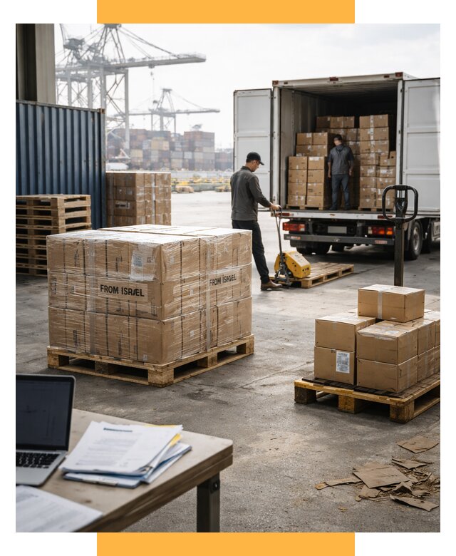 Доставка грузов из Израиля от 15494 р., логистика от СетСервис-Крб
