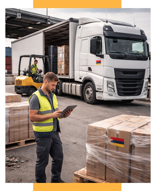 Автоперевозки из Армении от 98126 р. — услуги СетСервис-Крб