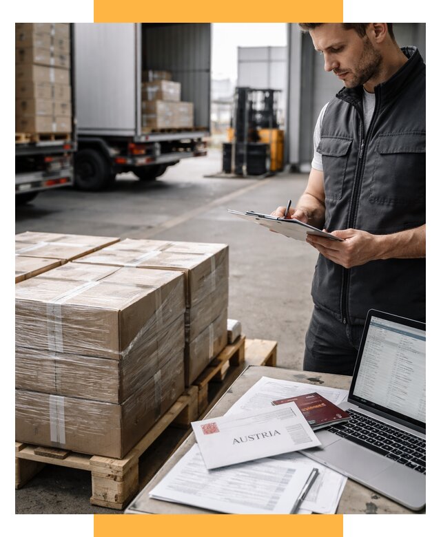 Доставка в Австрию от 67139 р. Логистика и экспорт СетСервис-Крб