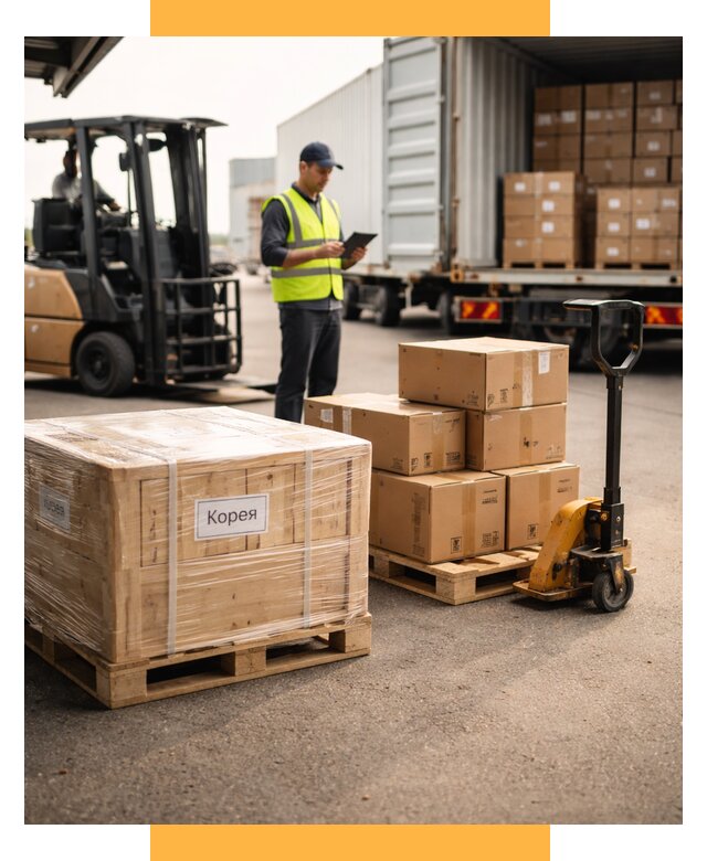 Доставка грузов в Корею из России от 36152 р. | СетСервис-Крб