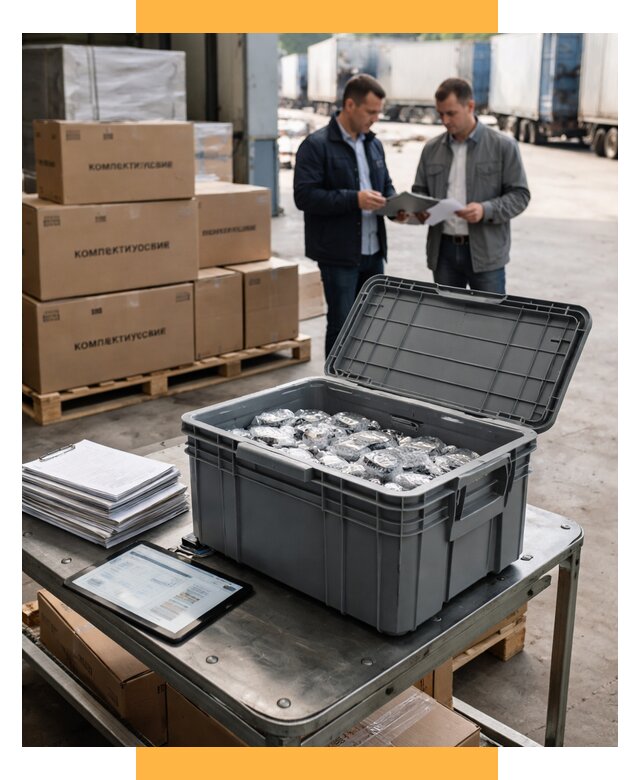 Перевозка комплектующих из Китая от 6714 р. | СетСервис-Крб