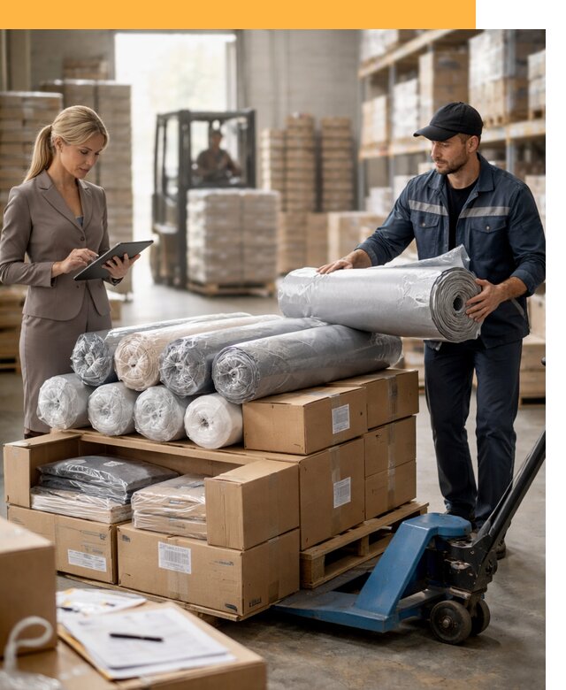 Перевозка текстиля по миру от 15494 руб. с таможней и страхованием