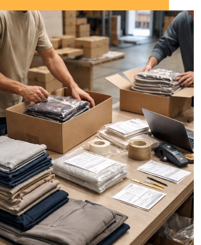 Перевозка одежды по миру от 7747 руб. с таможенным оформлением