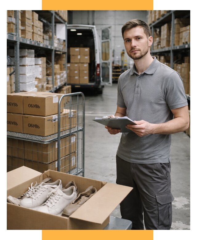 Доставка обуви из Китая и Турции от 4648 р. СетСервис-Крб