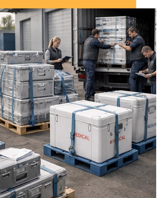 Перевозка медицинского оборудования по всему миру от 15494 руб
