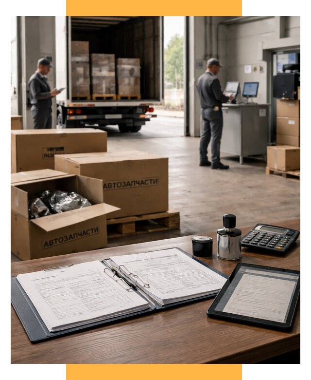 Таможенное оформление автозапчастей под ключ от 8780 р., СетСервис-Крб
