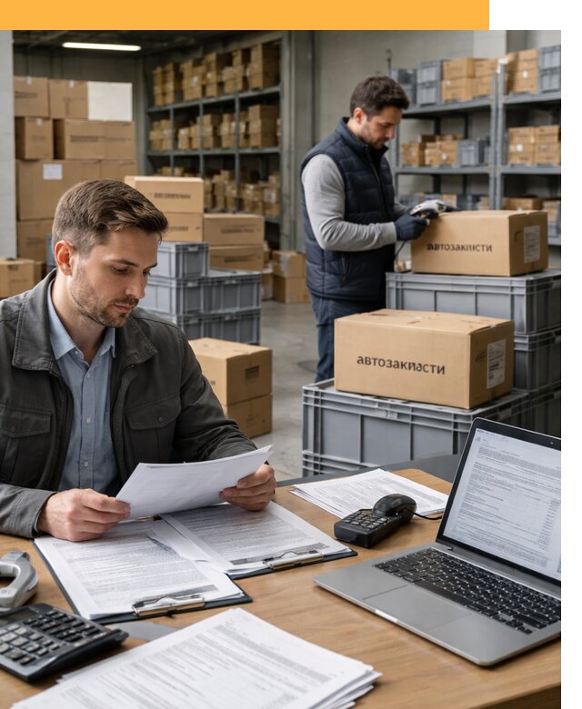 Таможенное оформление автозапчастей по выгодным тарифам от 8780