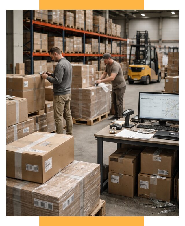 Склад консолидации в Европе от 6714 р., услуги СетСервис-Крб